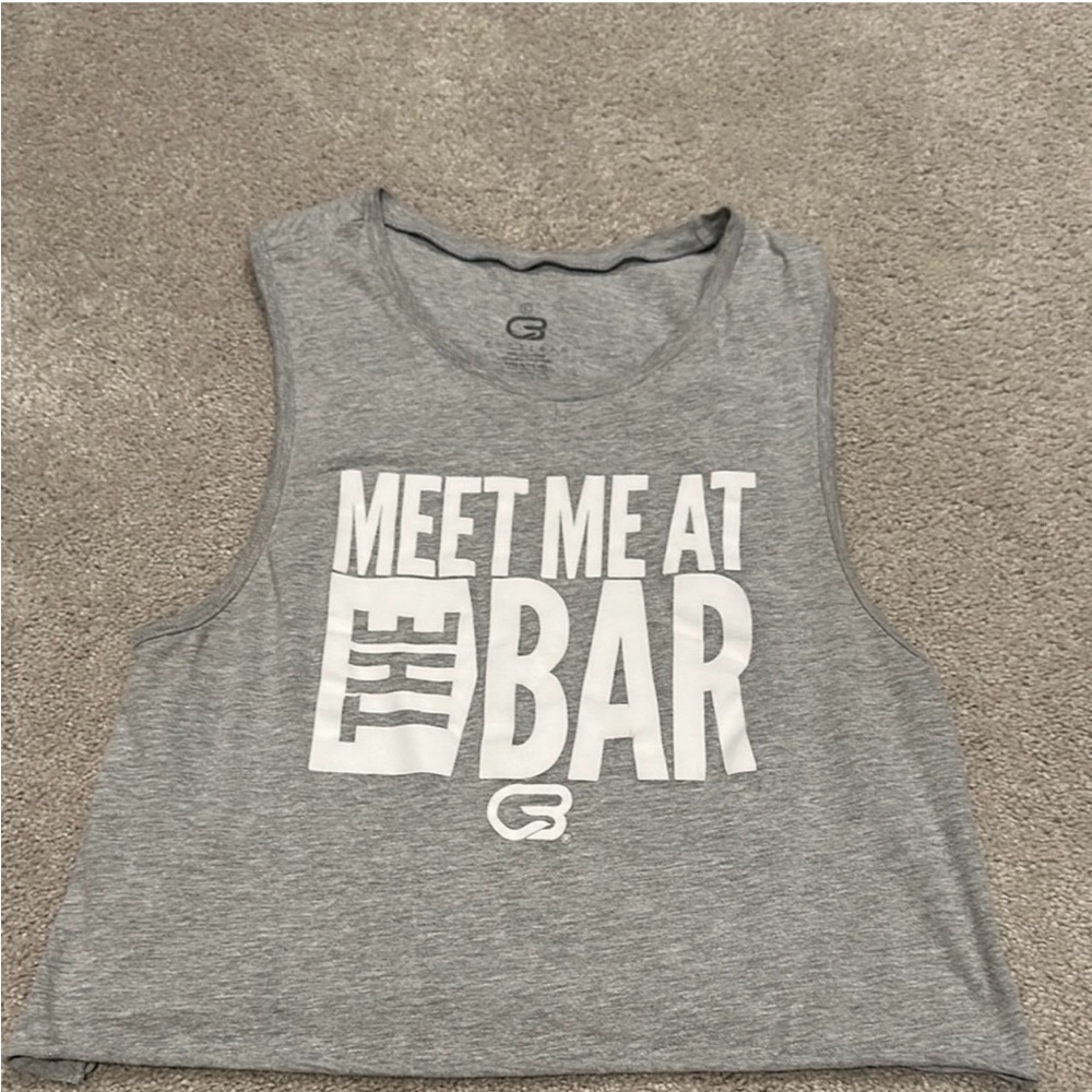 Cyclebar Gray Muscle Tee